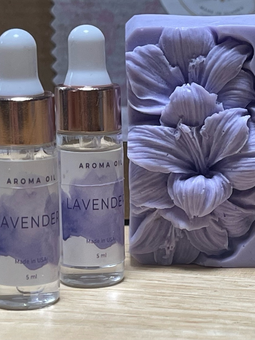 Lavender Goat Milk Soap & Aroma Oil Gift Set | Eco Gift Box | Handmade in Alaska